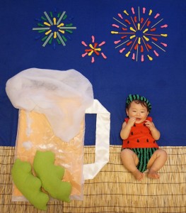 おひるねアート夕涼み